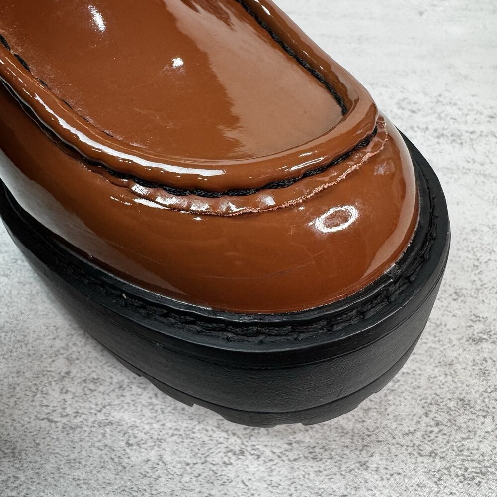 Madden Girl Kassidy-C Platform Loafer Women's 11 Brown Lug Sole Chunky Heel - Picture 9 of 14